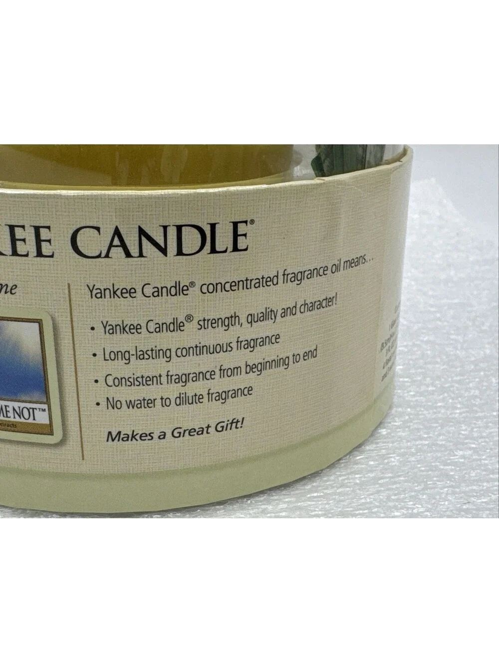 RARE Yankee Candle Loves Me, Loves Me Not Fragrance Diffuser Glass Vase Daisy
